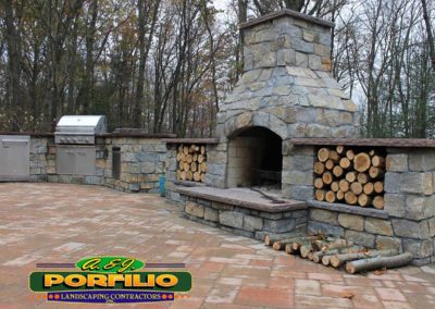 A & J Porfilio | Outdoor Fireplace